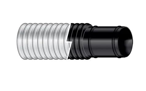 Sierra 1 1/8' Bilgeflex 300' Blk. - Spool