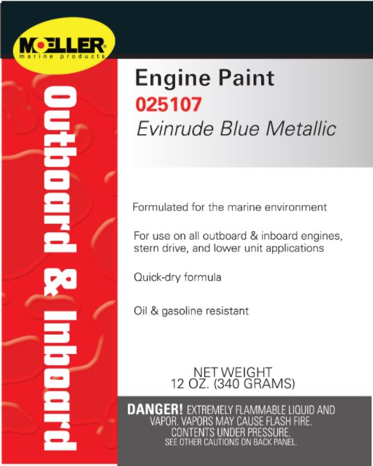 Moeller Evinrude Blue Metallic