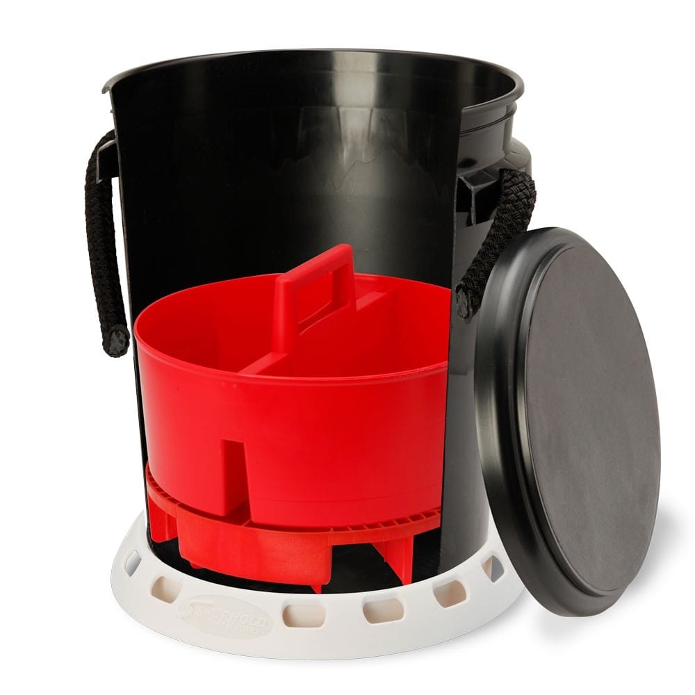 Shurhold 5 Gallon Black Bucket Kit + Base