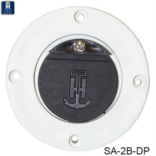 T-H Marine White/Black Scupper Adapter