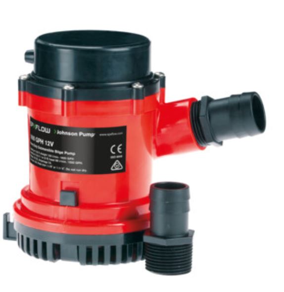 Johnson Pump Hd Bilge Pmp 1600 Gph 12v No Swit