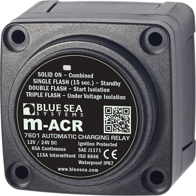 Blue Sea Systems Solenoid M Series 65a 12/24v Acr