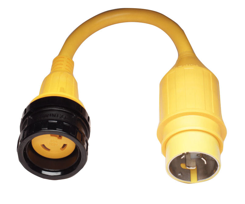 Marinco Pigtail Adapter With A 50a 125v Loc