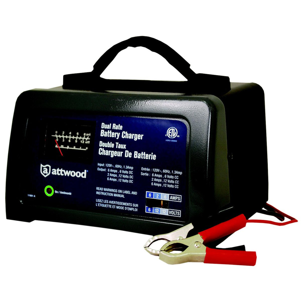 Attwood Battery Charger 2/6amp 6/