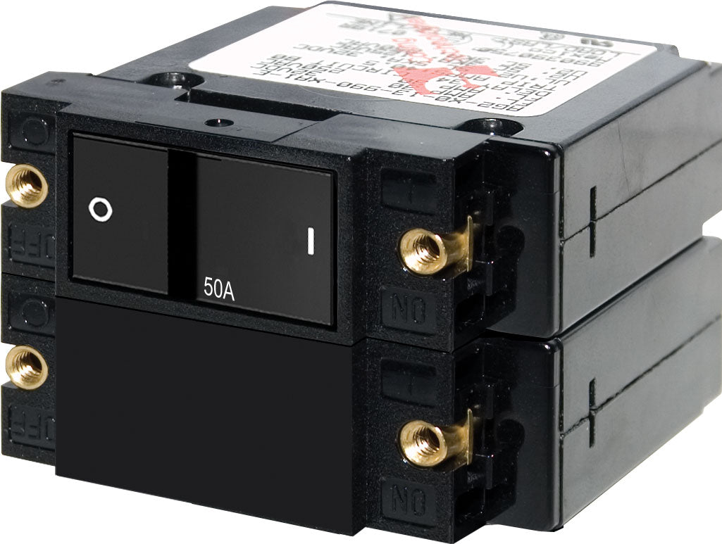 Blue Sea Systems Circuit Breaker A2 Flat Rocker 50a