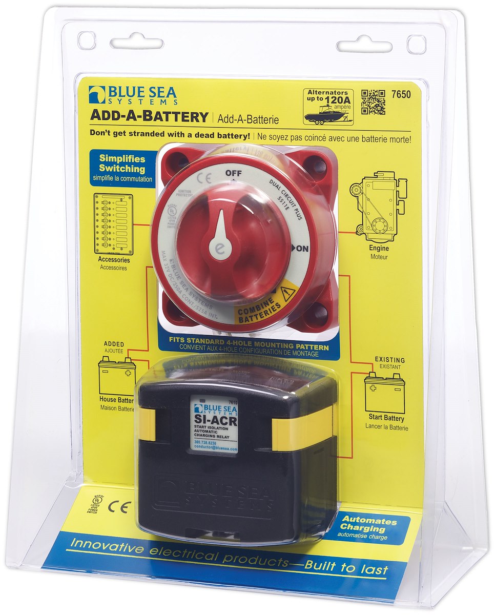 Blue Sea Systems Solenoid Add A Battery