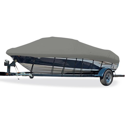 Carver Boat Cover Jon-18 O/B Xw Pfii Gray