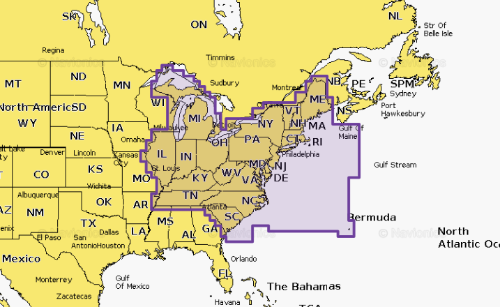 Navionics U.S. East
