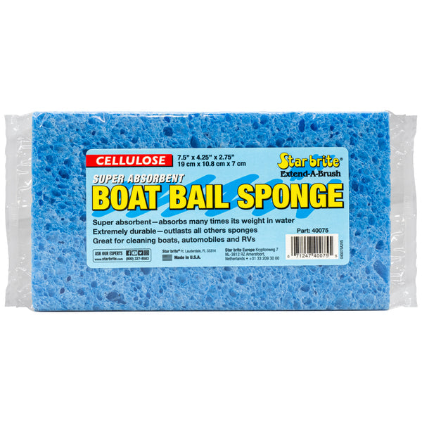 Star brite Cellulose Big Boat Bail Sponge 7x3