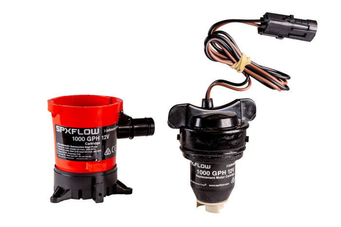 Johnson Pump Motor Replcmnt 1000gph Crtridge 12v