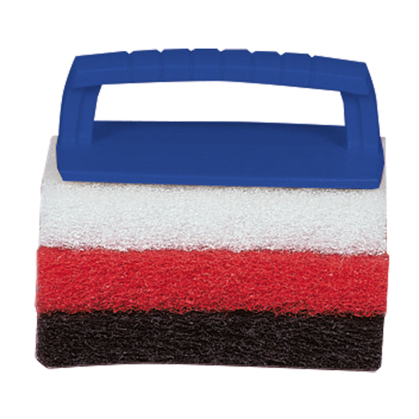 Star brite Scrub Kit Handle/3 Pads