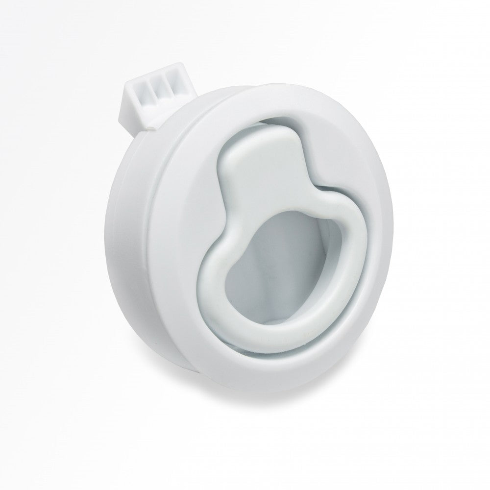 Whitecap White Nylon Non-Locking Slam Latch