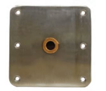 Attwood Base 7x7 Ss Threaded (6773T)