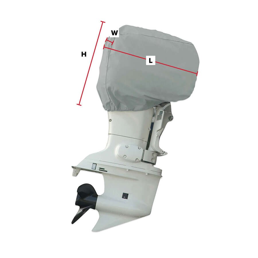 Carver 10 Hp O/B Motor Cover-Pfii Gray