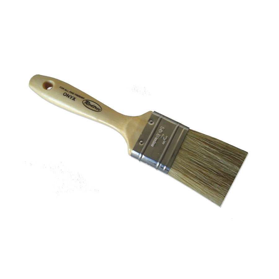 Redtree Onyx Paint Brush (White Bristle - F (12013)
