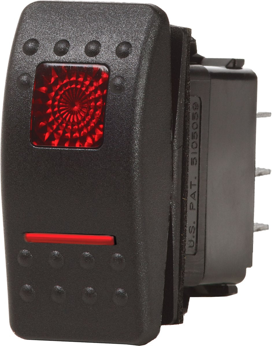 Blue Sea Systems Switch Contura2 Dpdt On-Off-On Blk