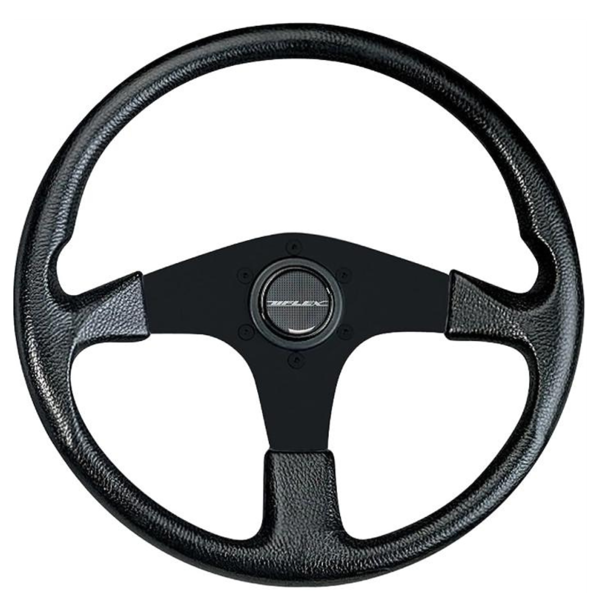 Uflex Black Pvc Grip Black Spoke