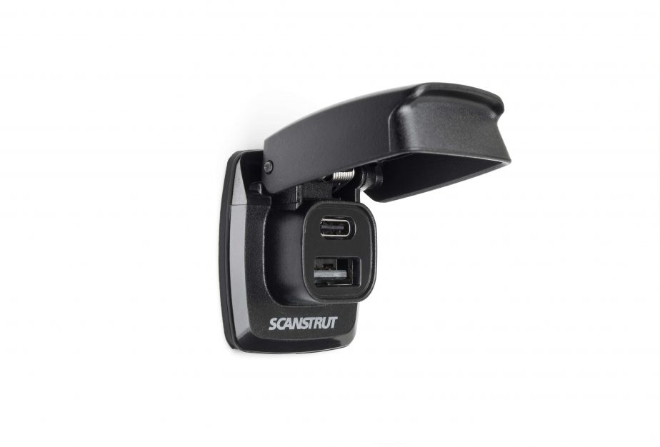 Scanstrut Flip Pro Fast Charge Dual Usb Socke (SCUSBF1)