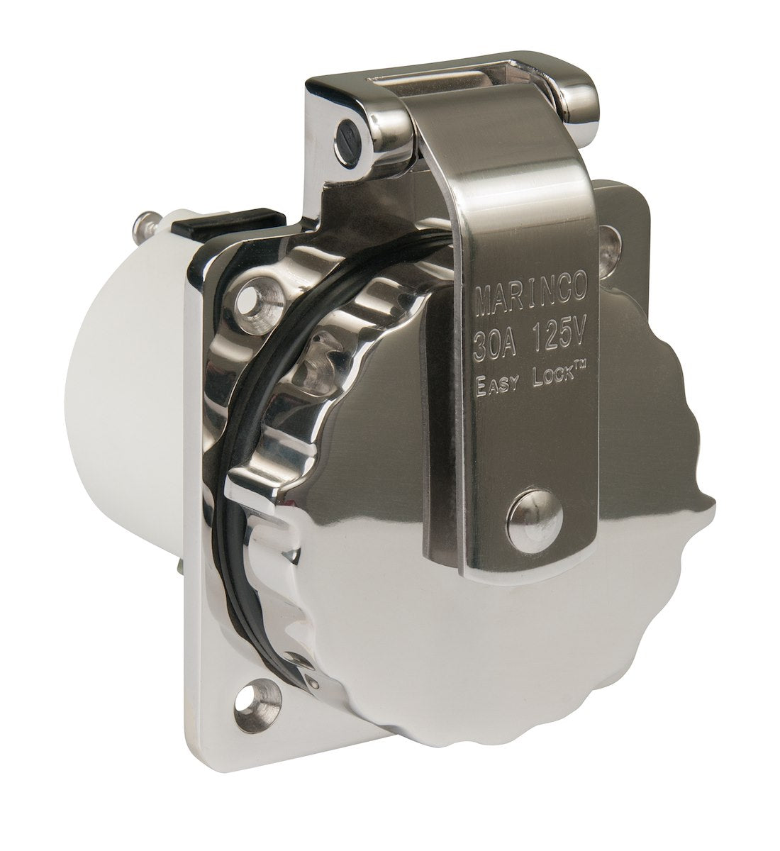 Marinco 30a Stainless Inlet