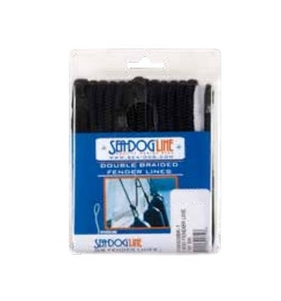 Sea-Dog Double Braided Fender Line 3/8 (2110006BK1)