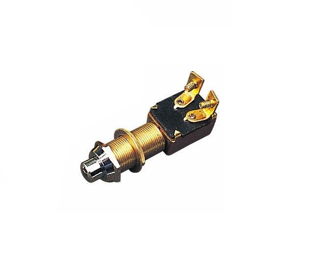 Sea-Dog Brass Push Button Switch Mom.