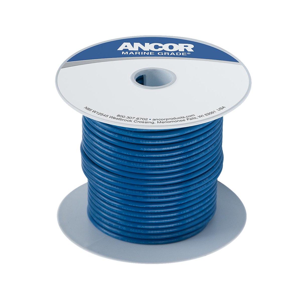 Ancor 100' #16 Dk Blue Tinned Copper