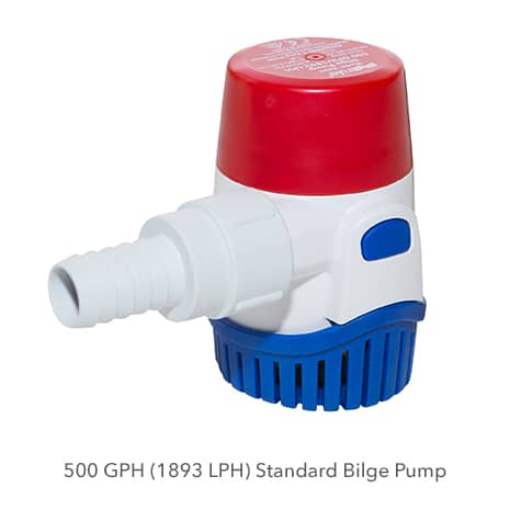 Rule 500 Gph Standard Pump 24v