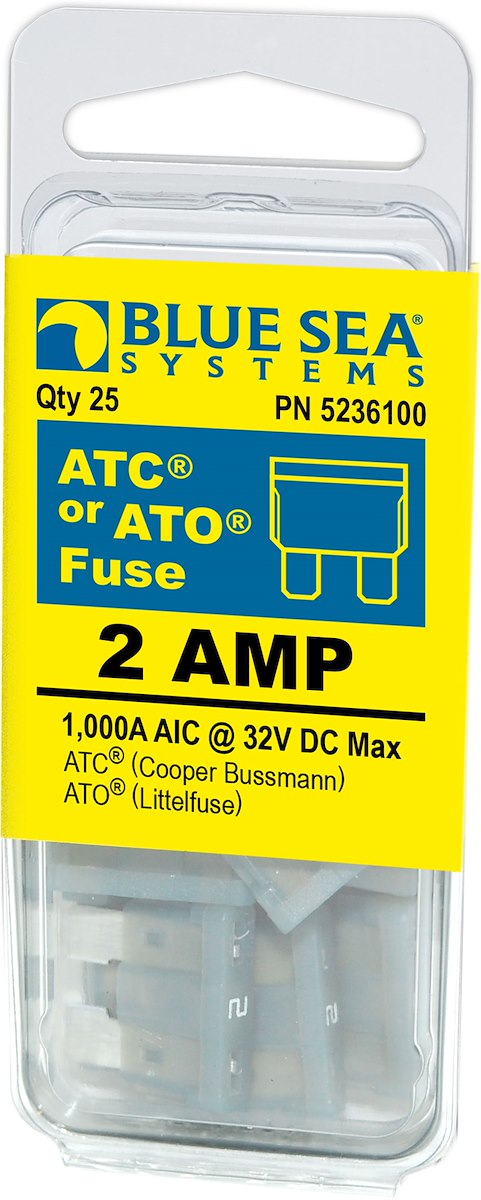Blue Sea Systems Fuse Ato/Atc 2a Pack 25
