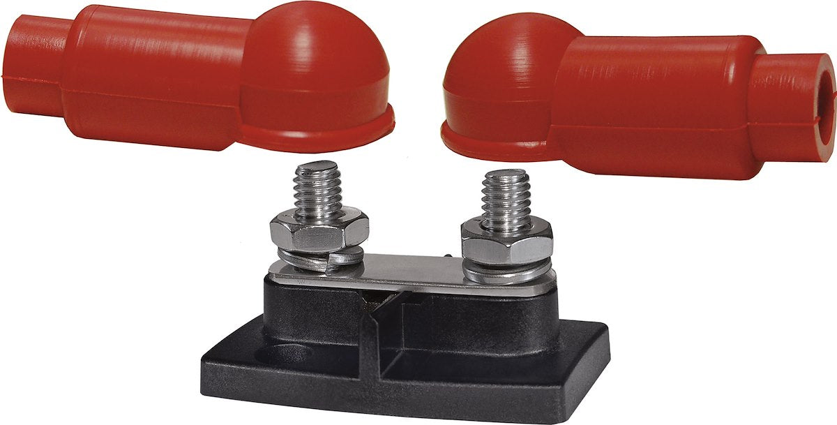 Blue Sea Systems Busbar Dual Stud 3/8in W/Insulators