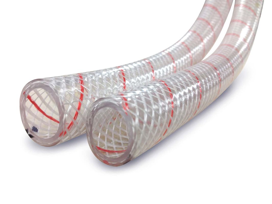 Sierra 1 1/8' Clr Reinf Pvc W/Red Tracer