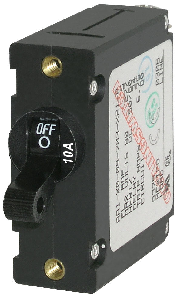 Blue Sea Systems Circuit Breaker Aa1toggle 10a Blk