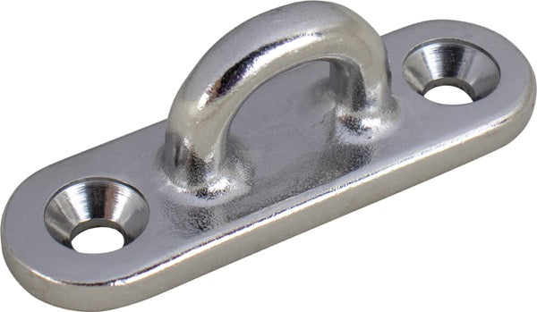 Sea-Dog Stainless Oblong Eye Plate 3'