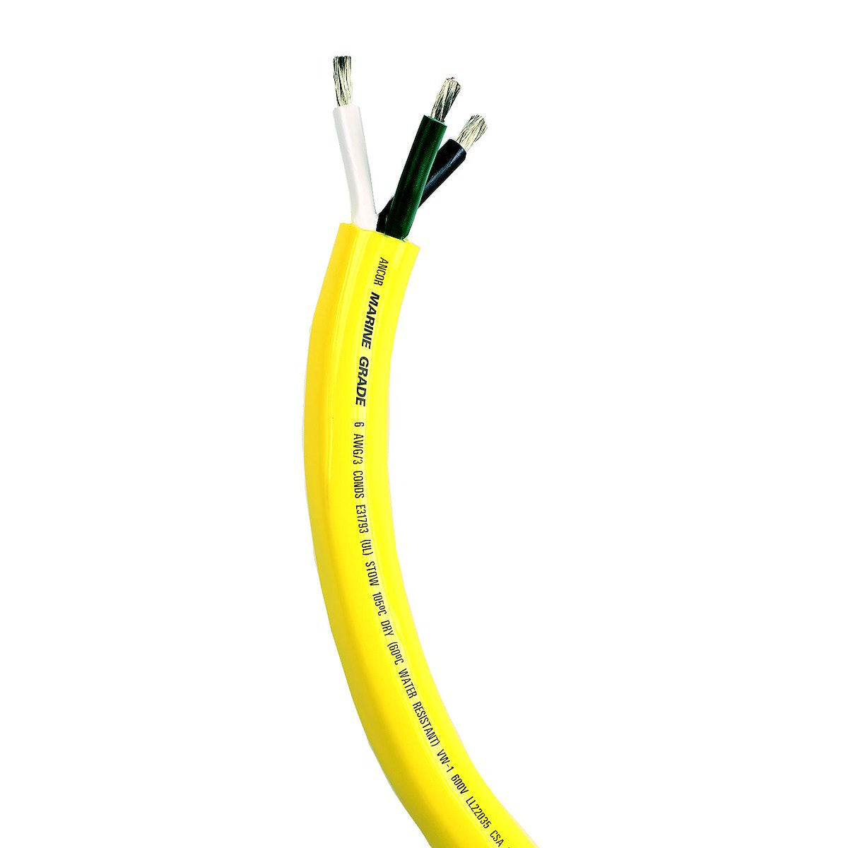 Ancor Shore Power Cord 10/3 Stow Yellow