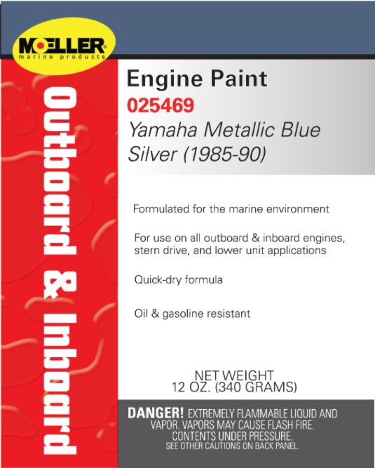 Moeller Ep Yamaha Metallic Blue Silver