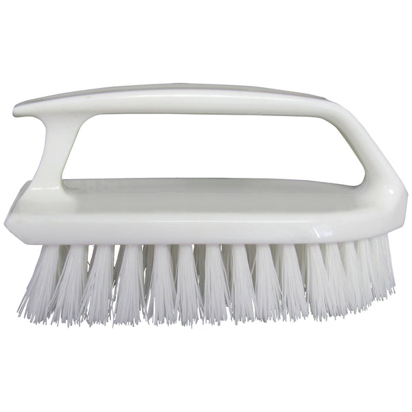 Star brite Scrub Brush/Curved Plastic Handle