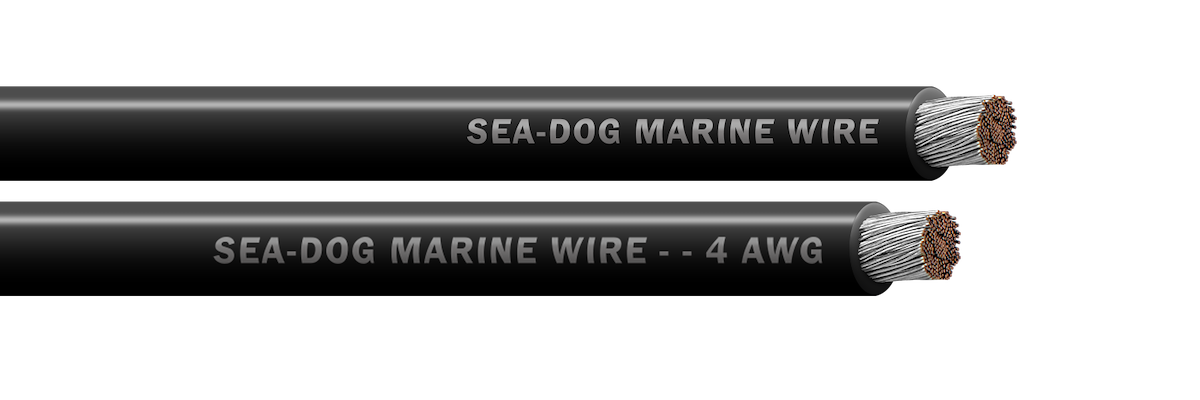 Sea-Dog 4 Awg Black 50ft Battery Cable