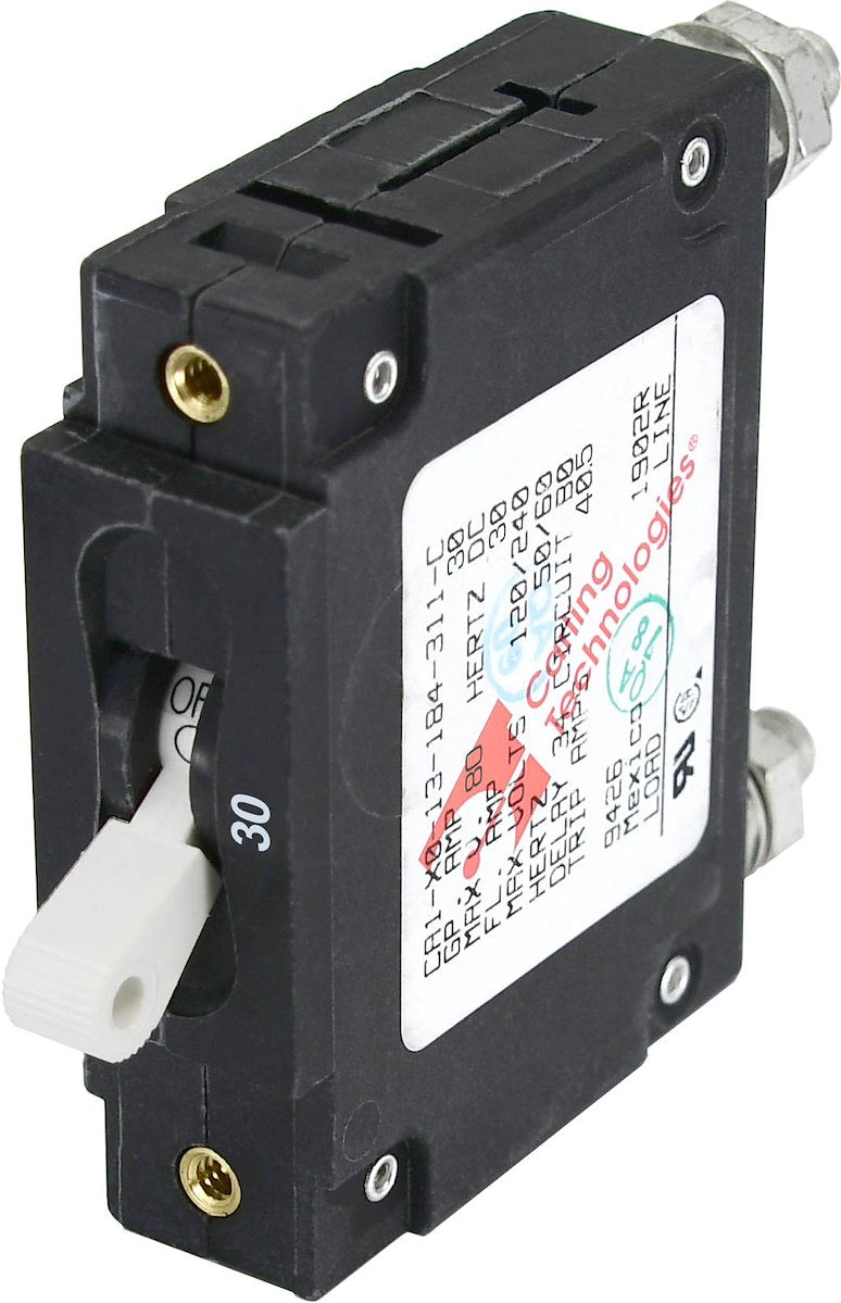 Blue Sea Systems Circuit Breaker Ca1toggle 30a Wht