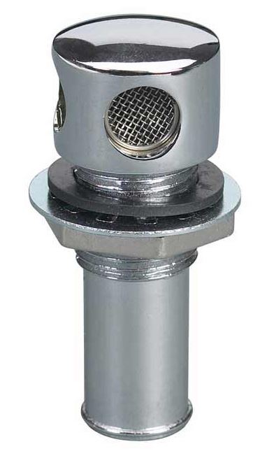 Moeller Chrome Plate Brass 5/8' Vent