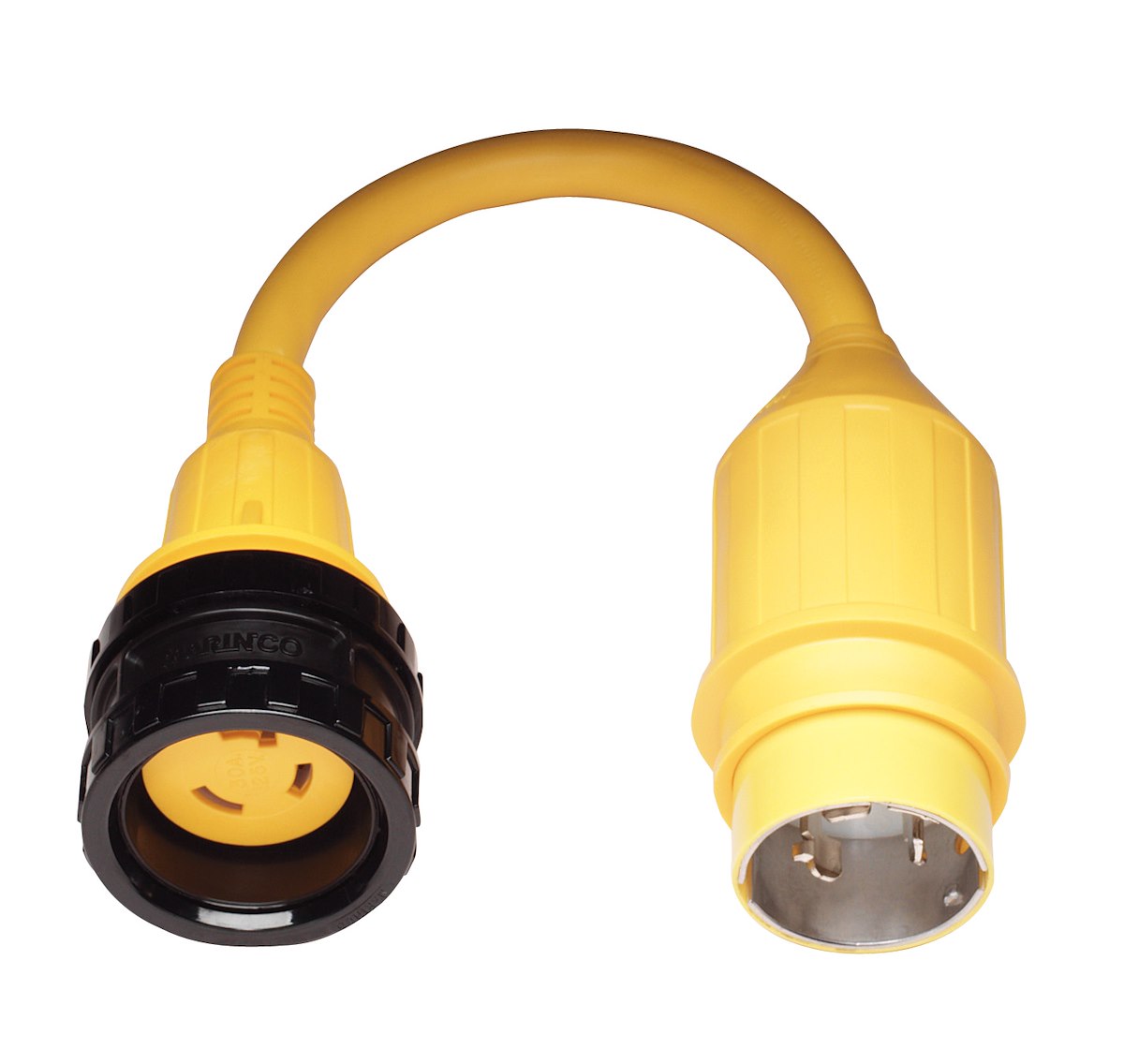 Marinco Pigtail Adapter With A 30a 125v Loc