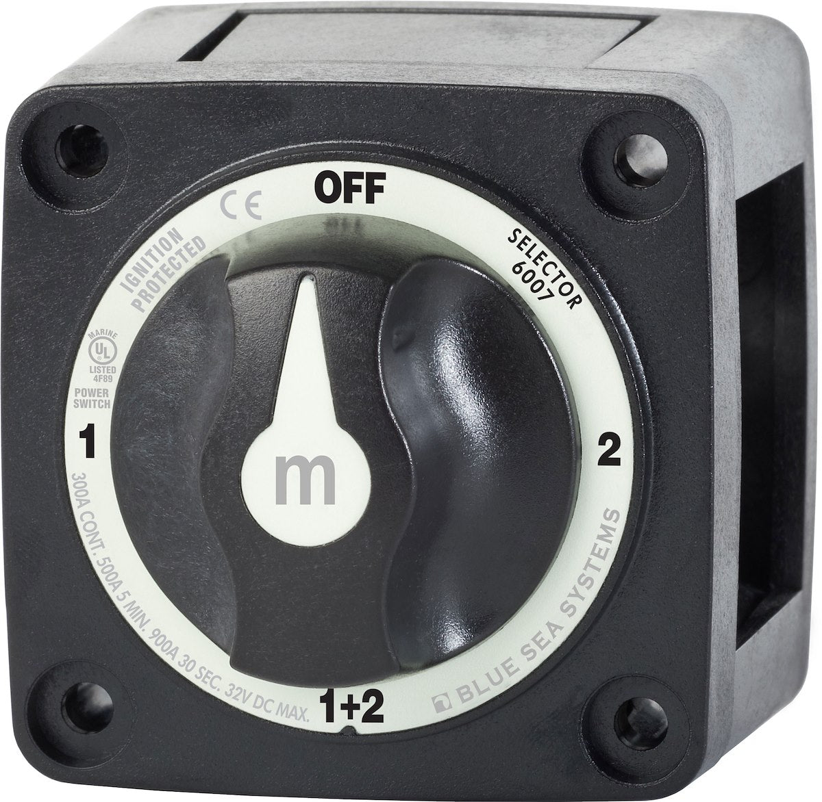 Blue Sea Systems Switch Battery M Selector Blk