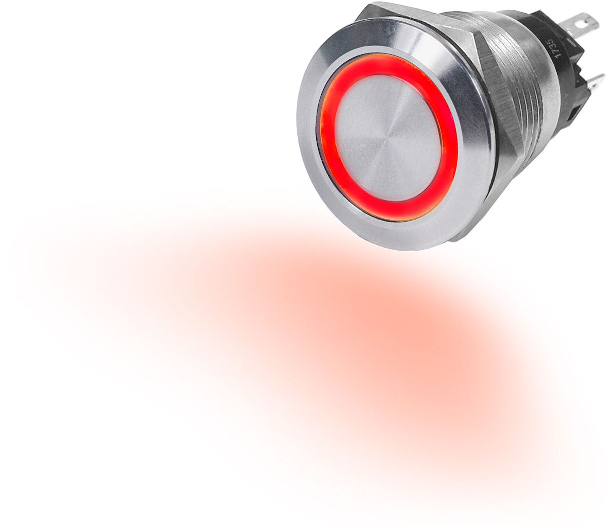Blue Sea Systems Switch Button Ss 10a Off-On Red
