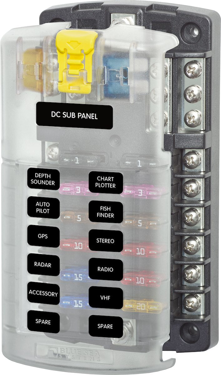 Blue Sea Systems Fuse Block St Blade 12cir