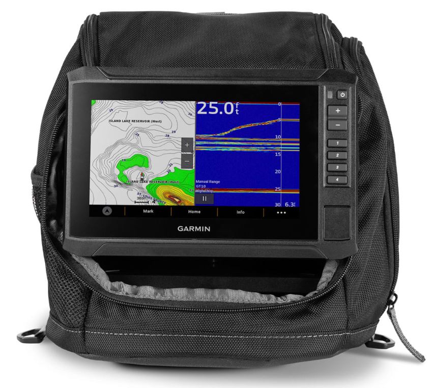 Garmin Echomap Uhd2 73sv Ice Fishing Bundl