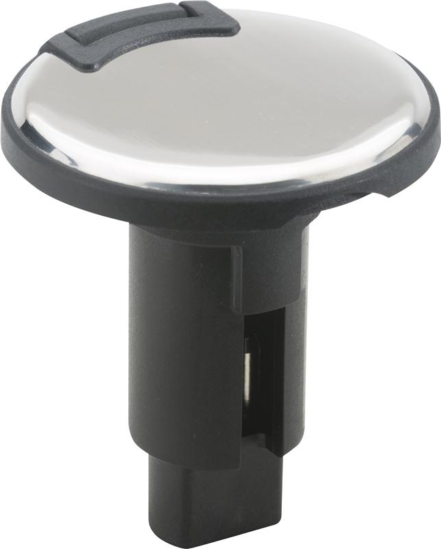 Attwood Asm-Rnd Base Om Bk 2pin