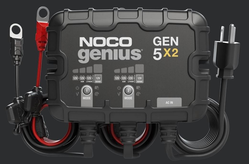 Noco 2-Bank 10a Onboard Battery Charger