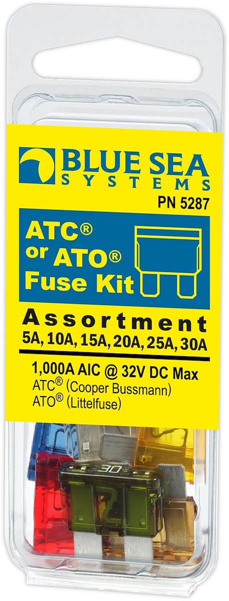 Blue Sea Systems Fuse Kit Ato/Atc 6 Piece
