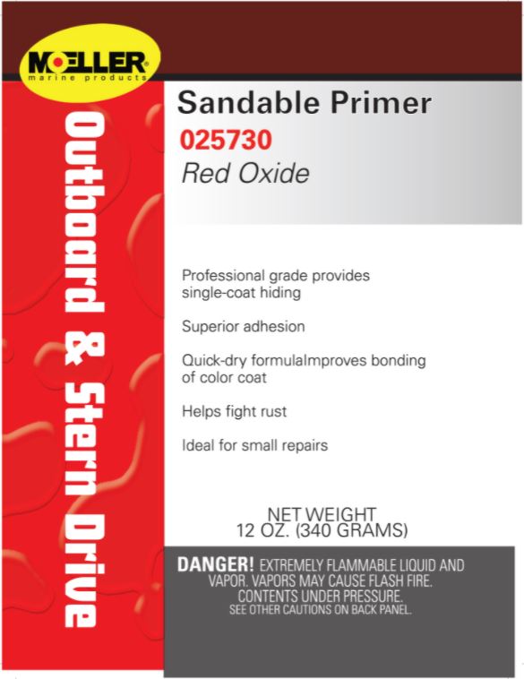 Moeller Sandable Primer Red Oxide
