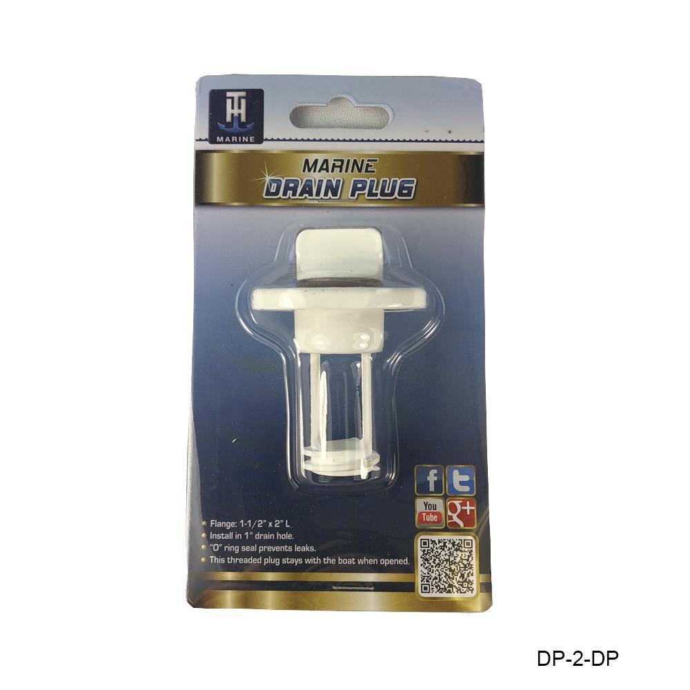 T-H Marine White Drain Plug