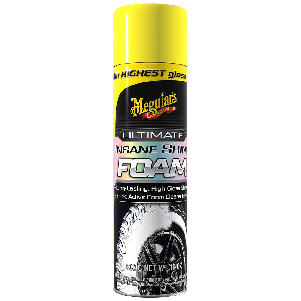 Meguiar's Tire Foam; Hogh Gloss; 19 Ounce