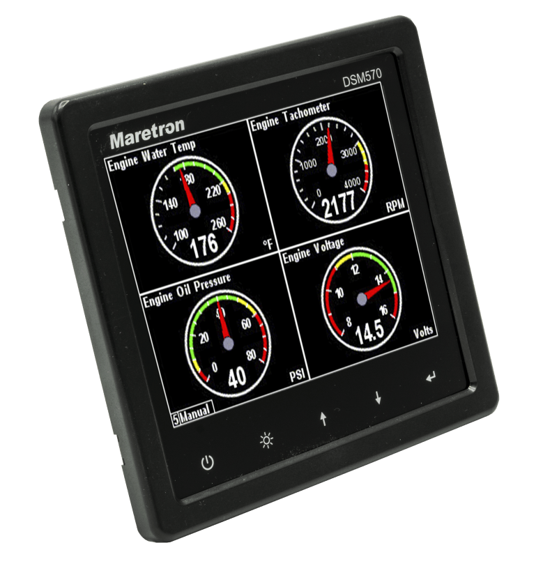 Maretron 5.7'High Bright Color Display Black